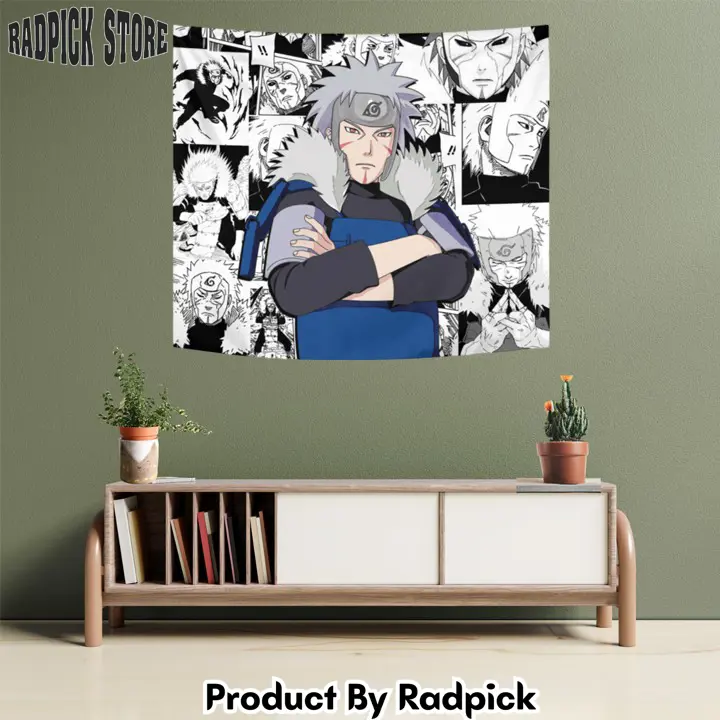 Senju tobirama tapestry custom anime manga room wall decor  rp5944464